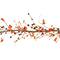 5ft. Autumn Harvest Berries & Leaves Rustic Twig Thanksgiving Garland
